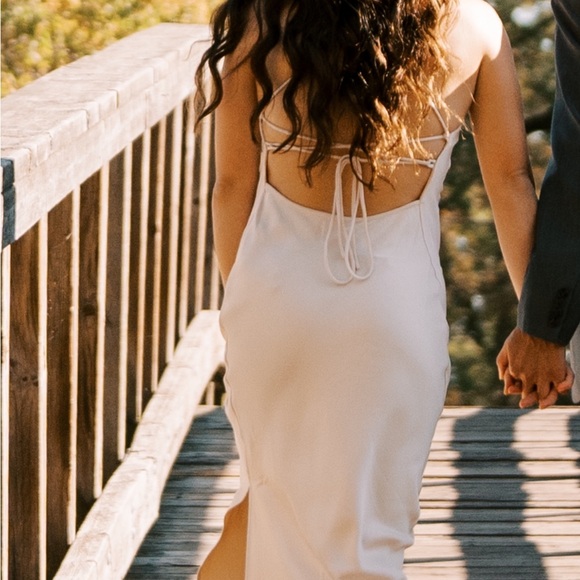 Meshki White Maxi Dress - Picture 4 of 8